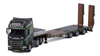 CAV20-1287 - SCANIA S Highline 6x2 met 3-assige dieplader DE GROEN Transport BV