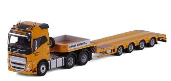 CAV20-1337 - VOLVO FH5 Globetrotter 6x4 met 4-assige uitschuifbare dieplader FRANZ BRACHT