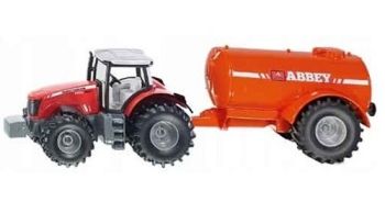 SIK2003 - MASSEY FERGUSON 8690 met ABBEY watertankwagen