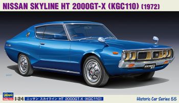 HAW21155 - NISSAN Skyline HT 2000GT-X 1972 blauw te monteren en te spuiten