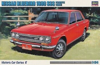 HAW21208 - NISSAN Bluebird 1600SSS 1969 Rood moet gemonteerd en gespoten worden