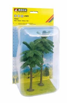 NOC21972 - 2 palmbomen, 15 en 19 cm