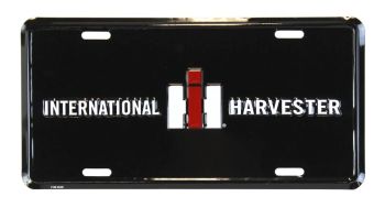 SIGN-2201 - Metalen plaat INTERNATIONAL HARVESTER Zwart - 30 x 15 cm
