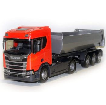 EMEK22485 - SCANIA R500 4x2 rood met 3-assige kipper