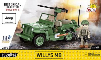 COB2296 - JEEP Willys MB met M2 80ste Verjaardag - 150 Munten