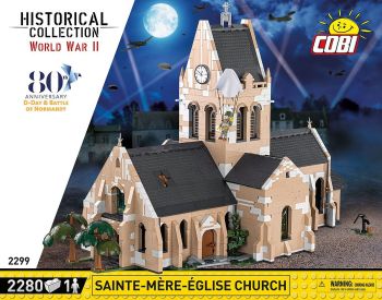 COB2299 - Eglise de Ste-Mère-Eglise juni 1944 - 2280 Munten