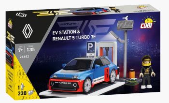 COB24682 - EV-laadstation met RENAULT 5 Turbo 3E - 238 onderdelen