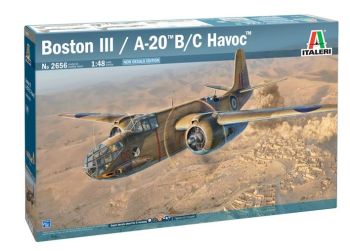 ITA2656 - BOSTON III / A-20B Havoc bommenwerpervliegtuig om te assembleren en te schilderen