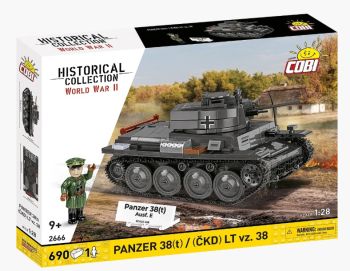 COB2666 - PANZER 38t / CKD LT vz.38 tank - 690 onderdelen