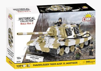 COB2674 - PANZERJÄGER Tiger Ausf.B Jagdtiger - 1371 onderdelen