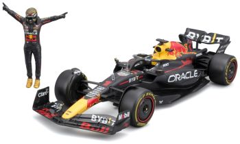 BUR28036V - ORACLE Red Bull RB19 #1 met M. Verstappen-figuur