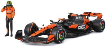 BUR28040N - McLaren MCL38 #4 Miami GP 2024 met L. Norris-figuurtje