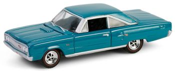 GREEN28160-C - DODGE Coronet R/T Hemi 1967 turkoois 60th Anniversary HEMI in blisterverpakking