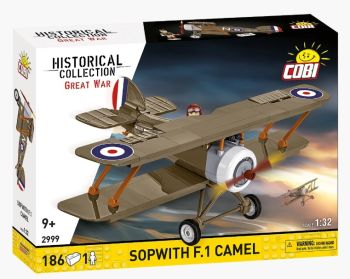 COB2999 - SOPWITH F.1 Camel militair vliegtuig - 186 onderdelen