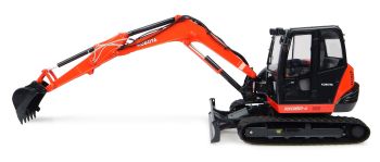 UH8102 - Graafmachine KUBOTA KX080-4 op rupsbanden USA EDITION Ech:1/24