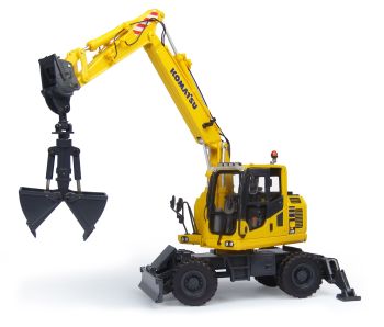 UH8100 - Mobiele graafmachine KOMATSU PW148 Met grijperbak
