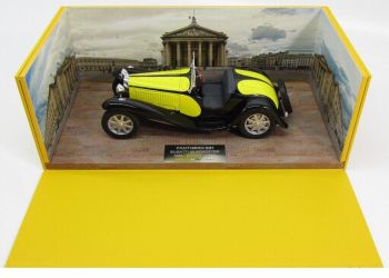PANTHEON001 - BUGATTI Type 55 open geel en zwart 1932