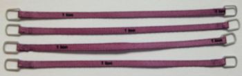 YCC331-3 - Set van 4 hijsbanden 1 Ton 8cm Paars
