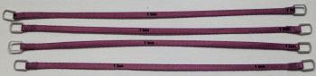 YCC331-5 - Set van 4 hijsbanden 1 Ton 12cm Paars