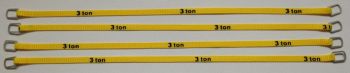 YCC333-4 - Set van 4 hijsbanden 3 Ton van 18cm Geel