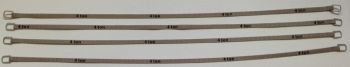 YCC334-6 - Set van 4 hijsbanden 4 Ton van 26cm Grijs