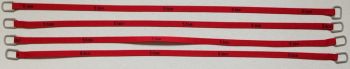 YCC335-5 - Set van 4 hijsbanden 5 Ton van 24cm Rood