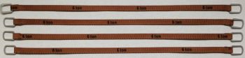 YCC336-5 - Set van 4 hijsbanden 6 Ton van 24cm "Donkerbruin"
