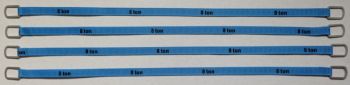 YCC337-5 - Set van 4 hijsbanden 8 Ton van 26cm Blauw