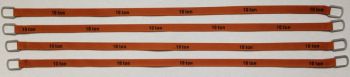 YCC338-6 - Set van 4 hijsbanden 10 Ton van 30cm "Lichtbruin"