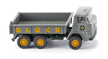 WIK042403 - HENSCHEL 6x4 met kantelbak Grijs GLUCK