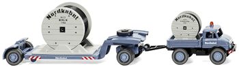 WIK050202 - UNIMOG U406 met bak 2 Assen Blauw NORDKABEL