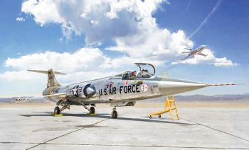 ITA2515 - Bouwbare F-104 A/C Starfighter gevechtsvliegtuig met verf