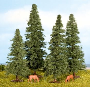 NOC25432 - 4 kerstbomen 4 tot 8 cm