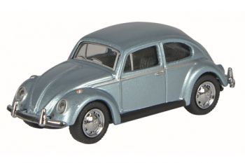 SCH26224 - VOLKSWAGEN Kever "Blauwgrijs" Schaal: 1/87