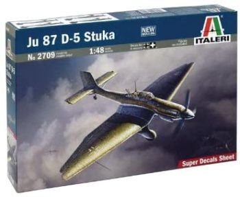 ITA2709 - JU 87 D-5 Stuka bommenwerpervliegtuig om te monteren en te schilderen
