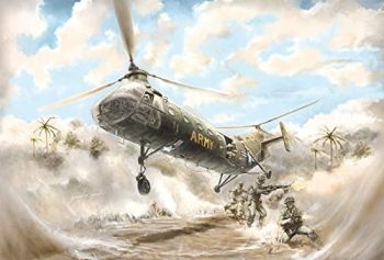 ITA2733 - H-21 Shawnee Flying Banana helikopter om in elkaar te zetten en te schilderen