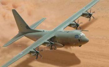ITA2746 - Vliegtuig C-130J C5 Hercules om in elkaar te zetten en te schilderen
