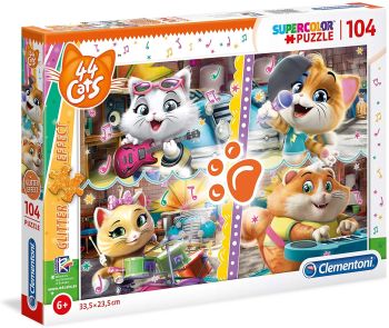 CLE27539 - Puzzel 104 stukjes 44 CATS