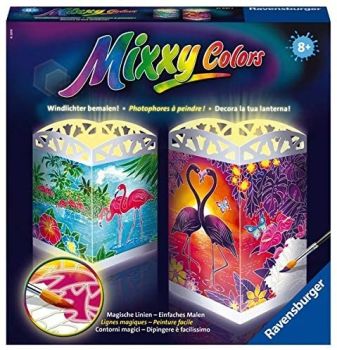 RAV27691 - Kandelaars - Mixxy colors De wereld van flamingo's
