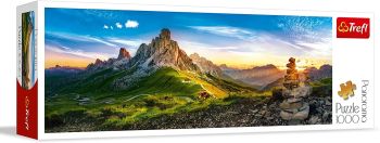TRF29038 - Panoramische puzzel 1000 stukjes Col de Giau Dolomieten