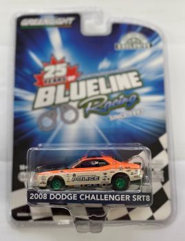GREEN30369-VERT - DODGE Challenger SRT8 met groene velgen, BLUELINE RACING-serie 2008, nog in blisterverpakking