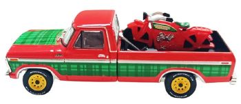 GREEN30564-E - Rode Ford F-250 uit 1978 uit de kerstcollectie van 2025, nog in de originele verpakking.