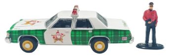 GREEN30564-F - Ford Ltd Crown Victoria uit 1981 met politieauto uit de kerstcollectie van 2025, nog in de originele verpakking.