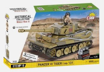 COB3123 - PANZER VI Tiger I tank nr. 131 - 898 onderdelen