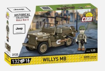 COB3133 - Jeep Willys MB Militair voertuig - 132 stuks