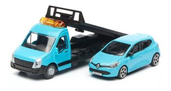 BUR31401BLEU - Pechhulpwagen met RENAULT Clio blauw