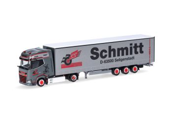 HER317405 - DAF XG 4x2 met 3-assige aanhangwagen SCHMITT SELIGENSTADT