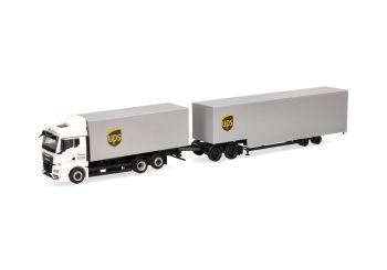 HER318570 - MAN TGX GM 6x2 met dolly en UPS 2-assige containerdrager