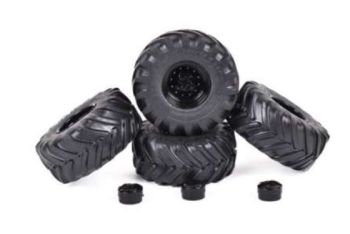 AT3200205 - 4 MICHELIN Mega Xbib 750/560-R26 Banden met Zwarte Velgen