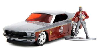 JAD33077 - FORD Mustang Fastback met Star Lord-figuurtje 1969 THE GUARDIANS OF THE GALAXY